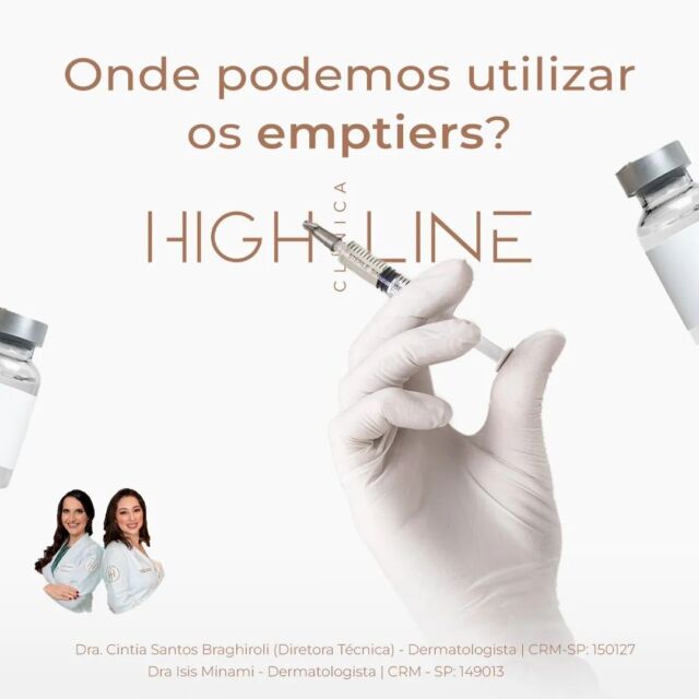 O que você precisa saber como os Emptiers:

EMPTIERS são substâncias que são injetadas em áreas de gordura localizada no ROSTO e no CORPO, e que promovem una degradação ou um “esvaziamento” das células de gordura.

É um procedimento realizado no consultório do dermatologista de forma segura, rápida e minimamente invasiva.

Os locais do rosto em que aplicamos com mais frequência são região do buldogue e papada; e do corpo são abdome, culote, gordurinha do sutiã, “bananinha” embaixo do bumbum.

Ficou curioso para saber mais sobre os Emptiers?
Mande uma mensagem aqui para nós ou entre em contato no link da bio.

🔹Clínica High Line
🔹Médica Dermatologista: Dra. Cintia Braghiroli - (Diretora Técnica)
🔹CRM - SP: 150127
🔹Médica Dermatologista: Dra. Isis Minami
🔹CRM - SP: 149013
📍Clínica High Line
Av. Macuco, 726, conj 2301, Moema, São Paulo-SP
☎ Tel: (11) 5055-9165
📲 Whatsapp para agendamentos 94170-5568

#saude

#medicina

#dermatologia

#dermatologiaclinica

#dermatologiaestética

#dermatologiacirurgia

#highlineclinica

#cirurgiavascular

#cirurgiaplastica

#cirurgiaestética

#cirurgiareparadora

#médicadoesperte

#cardiologia